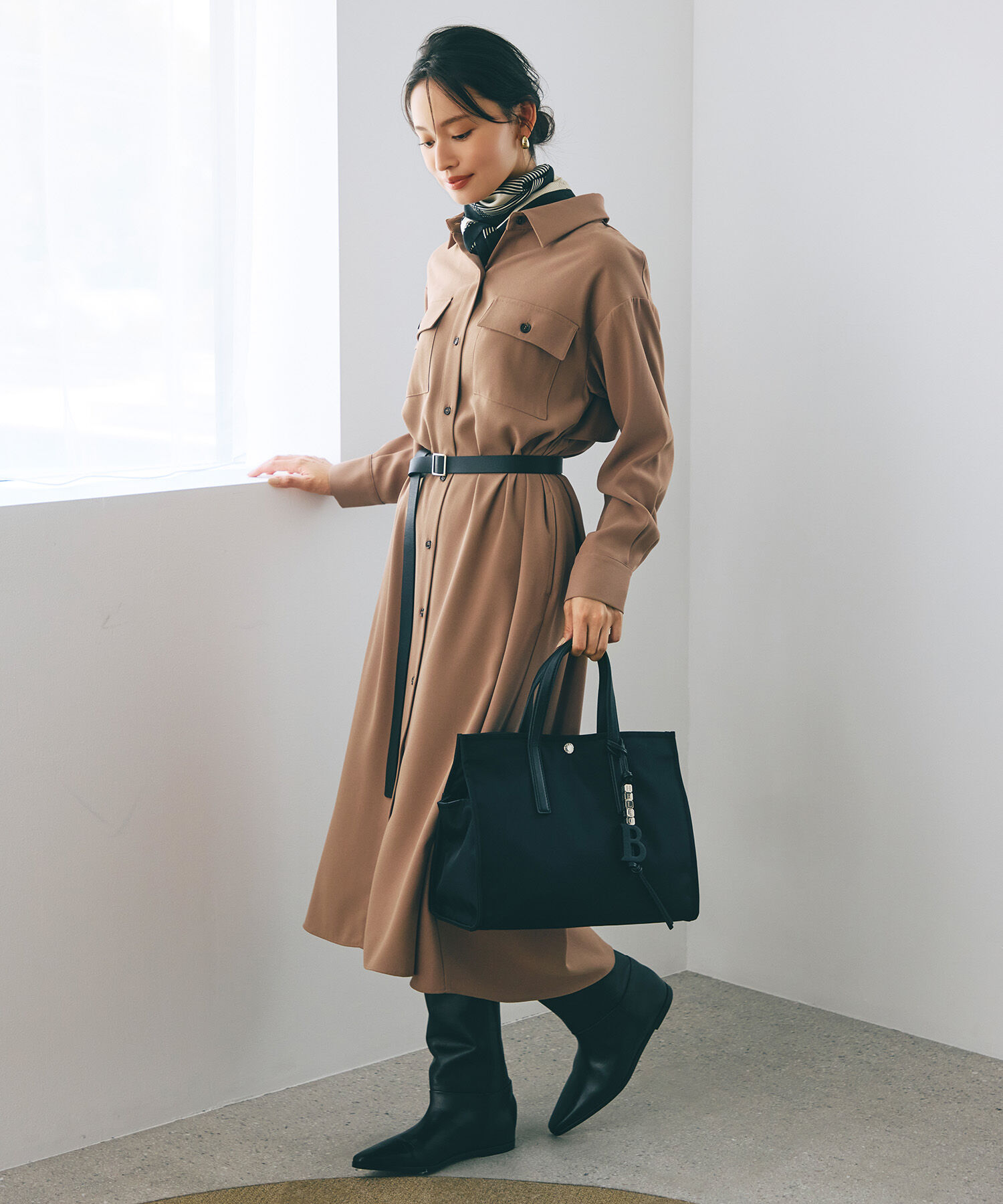 TOPKAPI BREATH「【Breath TOPKAPI】撥水 マルチway スクエア A4 トートバッグ / 10ポケット」|トートバッグ|