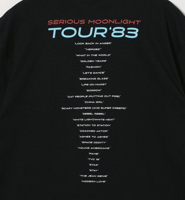 ASTRAET「＜ASTRAET＞D/BOWIE 83TOUR2 プリントTシャツ」|Tシャツ・カットソー|