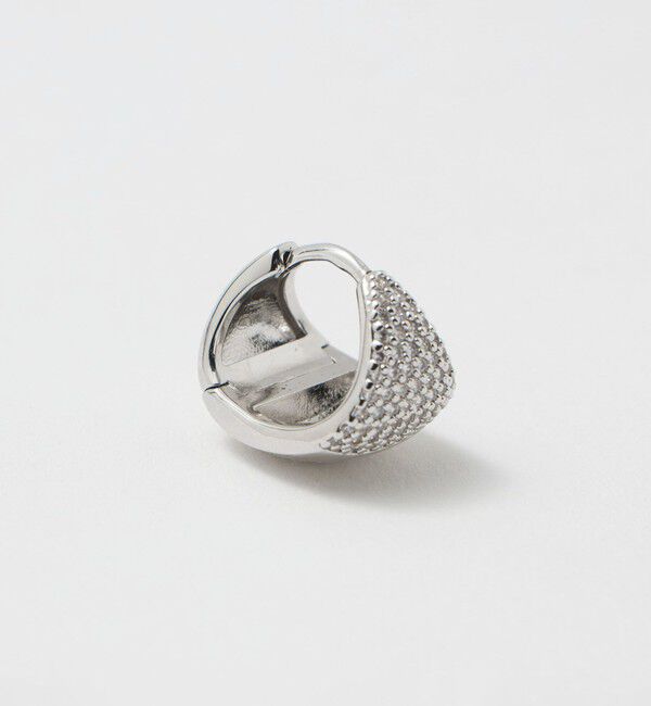 UNITED ARROWS「パヴェ ラウンド フープ ピアス」|ピアス|