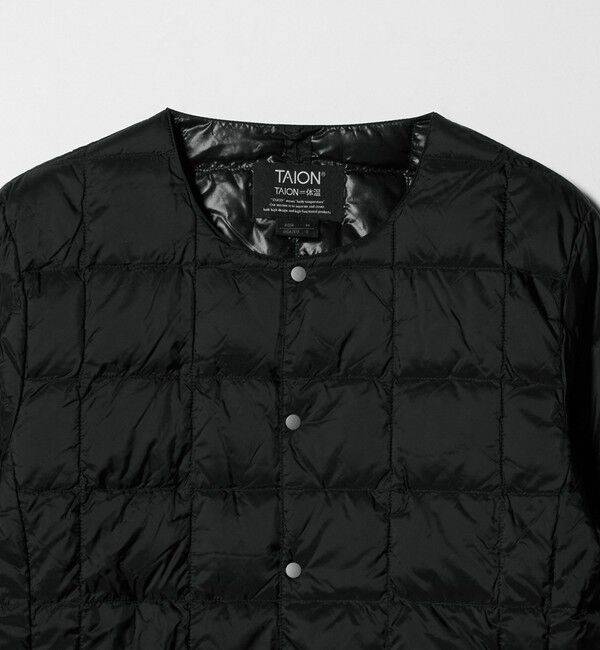 UNITED ARROWS green label relaxing「＜TAION＞クルーネック ボタン ダウンジャケット」|ダウン|