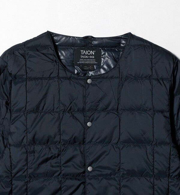 UNITED ARROWS green label relaxing「＜TAION＞クルーネック ボタン ダウンジャケット」|ダウン|