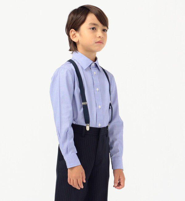 SHIPS KIDS「SHIPS KIDS:無地 レギュラーカラー シャツ(100～130cm)」|シャツ・ブラウス|