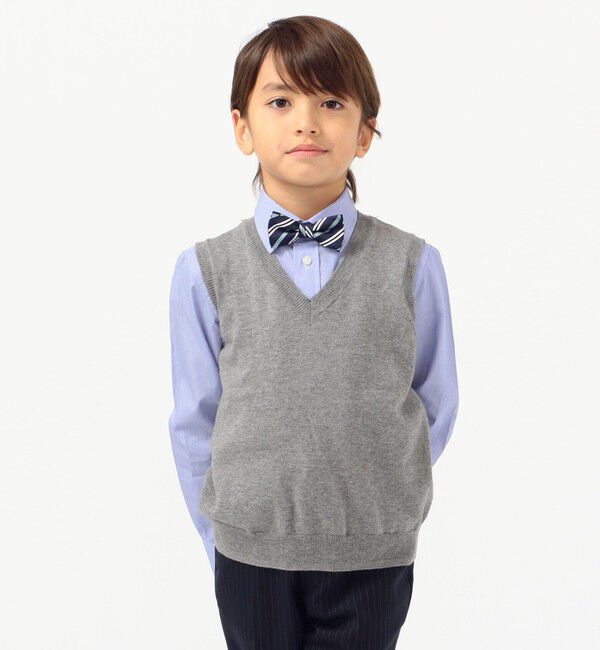 SHIPS KIDS「SHIPS KIDS:無地 レギュラーカラー シャツ(100～130cm)」|シャツ・ブラウス|