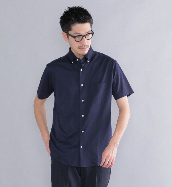 SHIPS「SHIPS:COOLMAX(R)ジャージー 半袖シャツ」|シャツ・ブラウス|