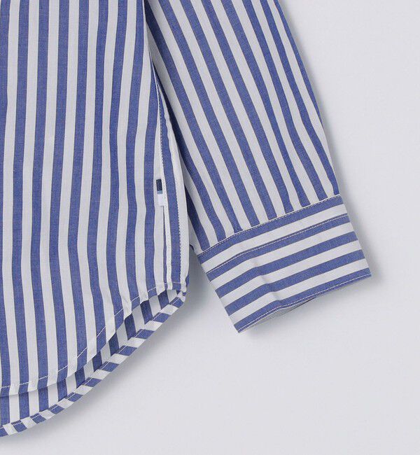 SHIPS any「SHIPS any:  STANDARD ストライプ バンドカラー シャツ<KIDS> 」|シャツ・ブラウス|