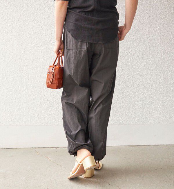 SHIPS for women「〈手洗い可能〉綿 ナイロン 裾 ドロスト パンツ◇」|その他|
