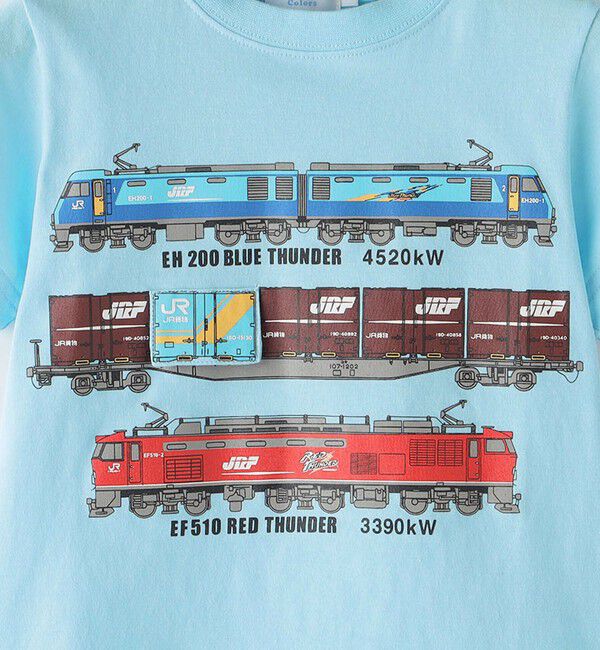 SHIPS Colors 「SHIPS Colors: JR貨物列車プリント  TEE(80~130cm)◇」|Tシャツ・カットソー|