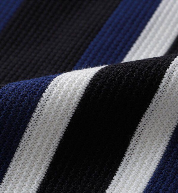 SHIPS「SHIPS:  ハニカム ストライプ オープンカラー シャツ」|シャツ・ブラウス|