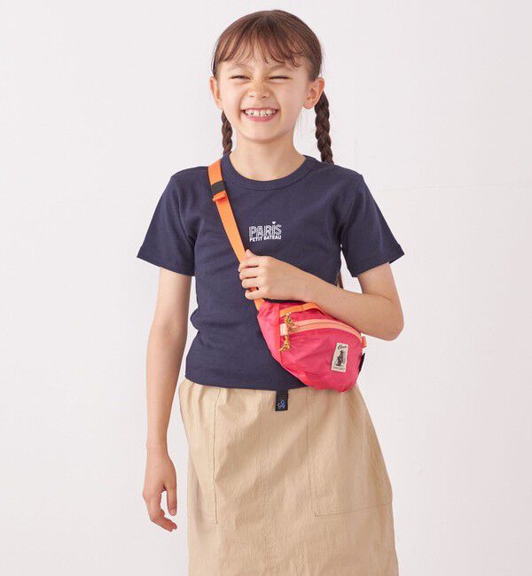 SHIPS any「【SHIPS any 別注】PETIT BATEAU: PARIS Tシャツ<KIDS>」|Tシャツ・カットソー|ネイビー