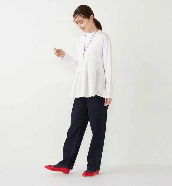 SHIPS Colors 「SHIPS Colors:〈手洗い可能〉フハクドッキング ロングスリーブ TEE」|Tシャツ・カットソー|