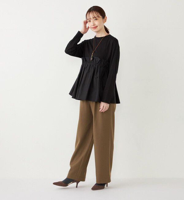 SHIPS Colors 「SHIPS Colors:〈手洗い可能〉フハクドッキング ロングスリーブ TEE」|Tシャツ・カットソー|