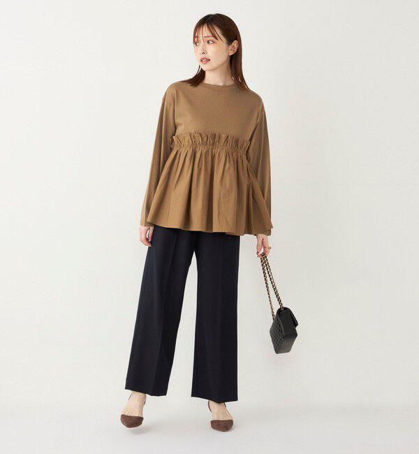 SHIPS Colors 「SHIPS Colors:〈手洗い可能〉フハクドッキング ロングスリーブ TEE」|Tシャツ・カットソー|