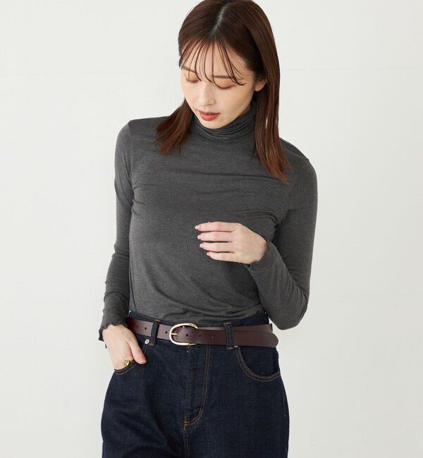 SHIPS Colors 「SHIPS Colors:〈手洗い可能〉タートルネック インナー◇」|Tシャツ・カットソー|