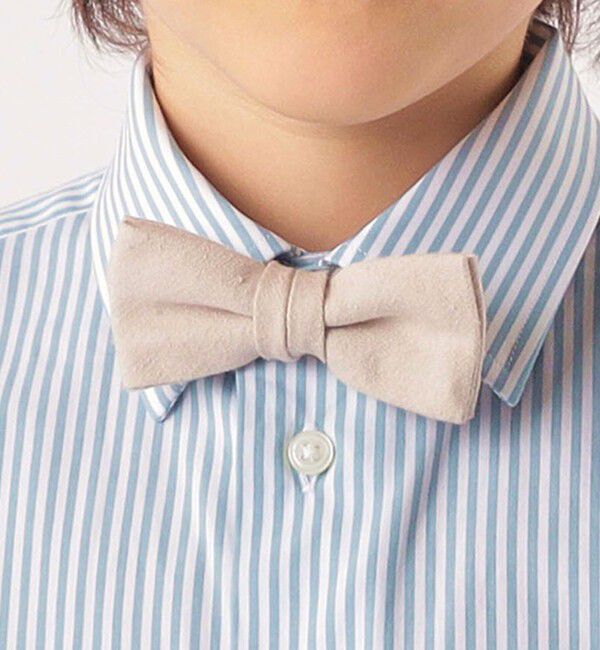 SHIPS KIDS「SHIPS KIDS:無地 蝶ネクタイ」|ネクタイ・蝶ネクタイ|サンドベージュ