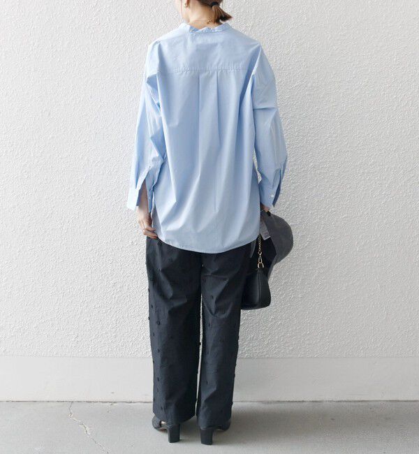 SHIPS any「SHIPS any:〈洗濯機可能〉フラワー モチーフ イージー ワイド パンツ」|その他|