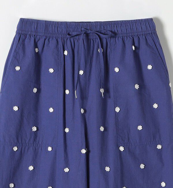 SHIPS any「SHIPS any:〈洗濯機可能〉フラワー モチーフ イージー ワイド パンツ」|その他|