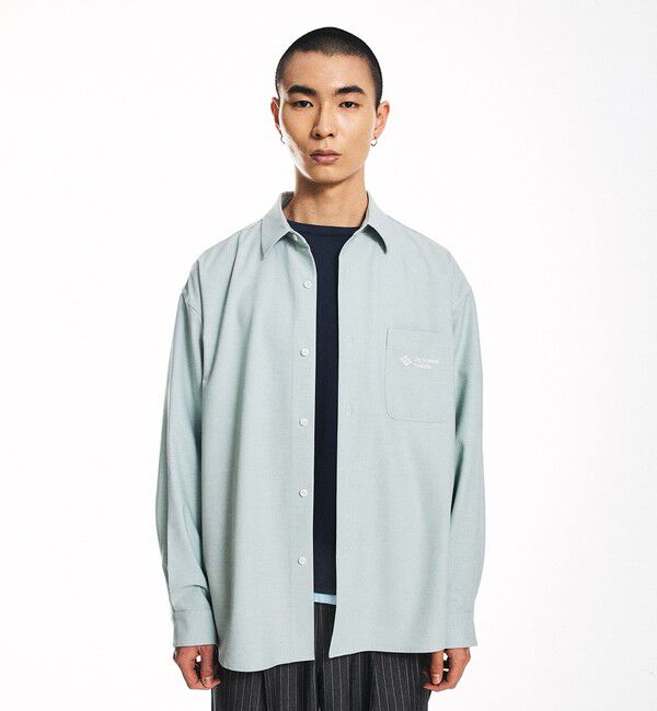 SHIPS「City Ambient Products: レギュラーカラー ツイル オーバー シャツ」|シャツ・ブラウス|