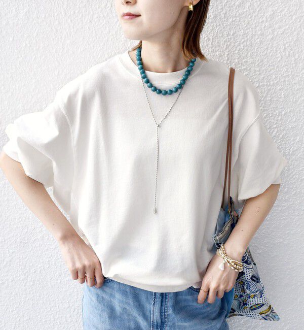 SHIPS for women「〈洗濯機可能〉DEPEND ドルマン カット プルオーバー」|Tシャツ・カットソー|ホワイト