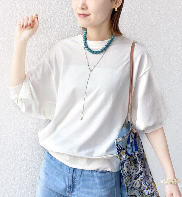 SHIPS for women「〈洗濯機可能〉DEPEND ドルマン カット プルオーバー」|Tシャツ・カットソー|