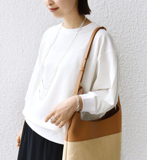 SHIPS for women「〈洗濯機可能〉DEPEND ドルマン カット プルオーバー」|Tシャツ・カットソー|