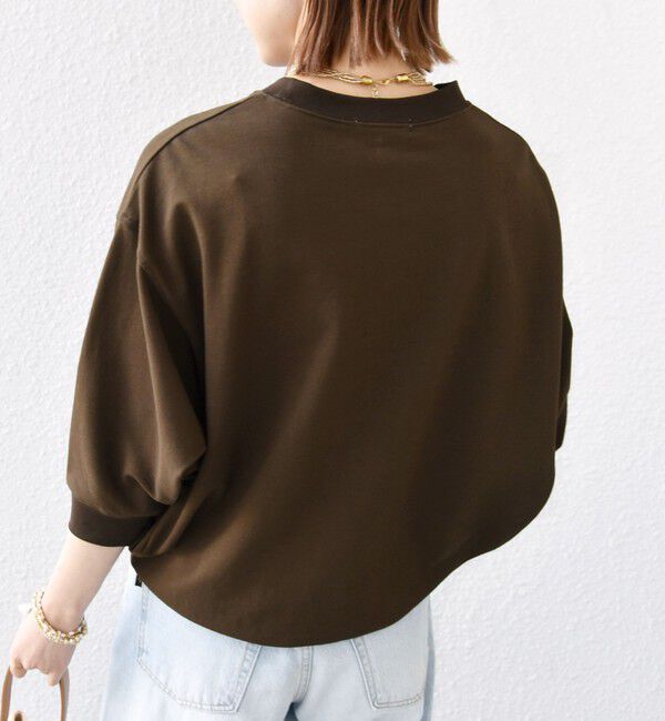 SHIPS for women「〈洗濯機可能〉DEPEND ドルマン カット プルオーバー」|Tシャツ・カットソー|