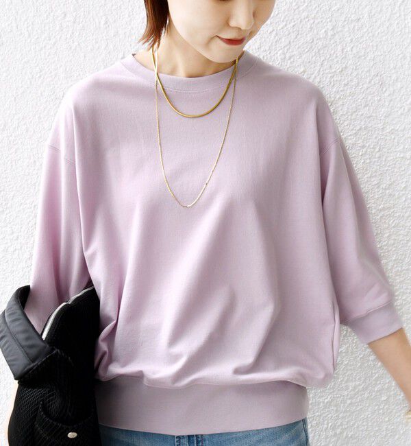 SHIPS for women「〈洗濯機可能〉DEPEND ドルマン カット プルオーバー」|Tシャツ・カットソー|