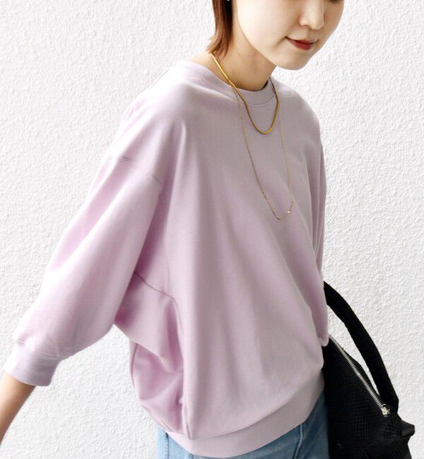 SHIPS for women「〈洗濯機可能〉DEPEND ドルマン カット プルオーバー」|Tシャツ・カットソー|