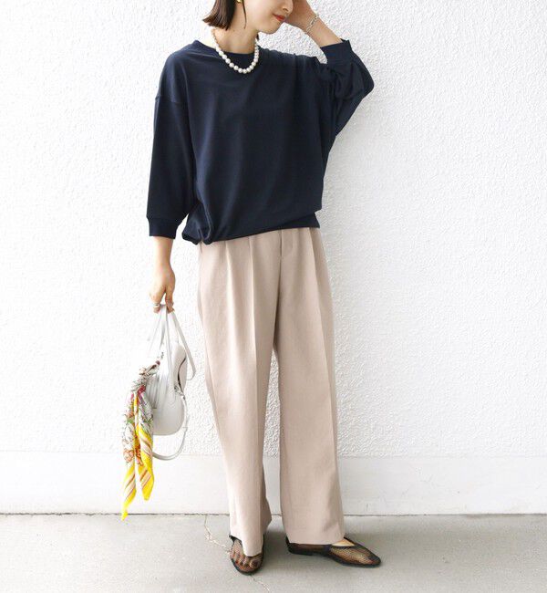 SHIPS for women「〈洗濯機可能〉DEPEND ドルマン カット プルオーバー」|Tシャツ・カットソー|