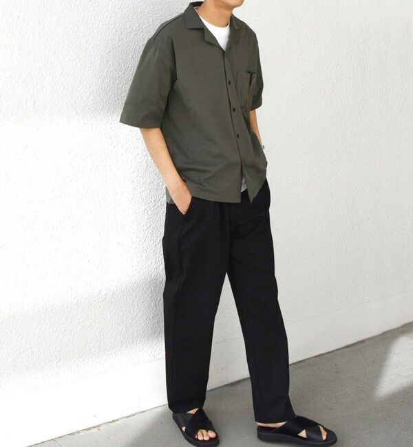 SHIPS any「【WEB限定】SHIPS any:〈軽量/ストレッチ〉エアライト リラックス オープンカラーシャツ◇」|シャツ・ブラウス|