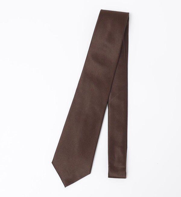 SHIPS Colors 「SHIPS Colors:シルク ソリッド ネクタイ」|ネクタイ・蝶ネクタイ|ブラウン