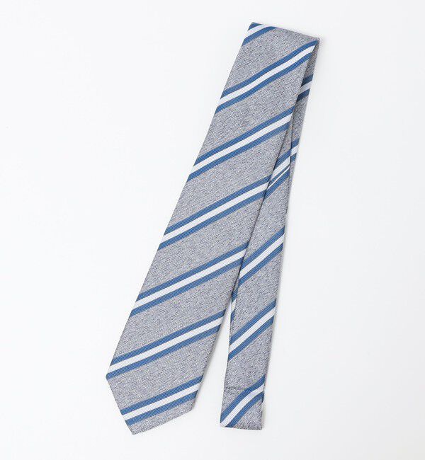 SHIPS Colors 「SHIPS Colors:日本製 シルク ストライプ ネクタイ」|ネクタイ・蝶ネクタイ|ブルー