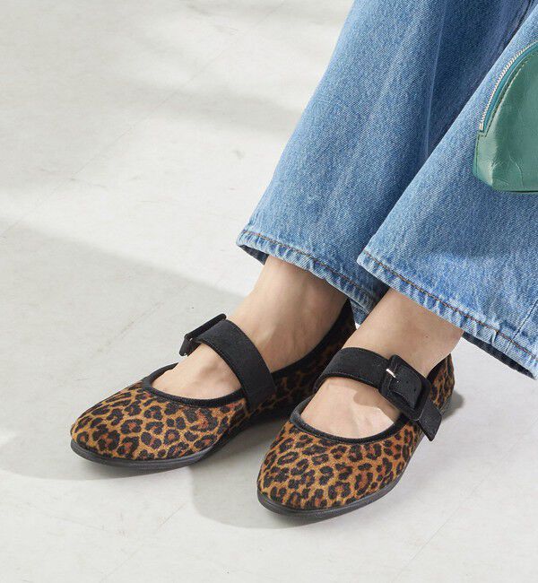 SHIPS for women「MACARENA: レオパード メリー ジェーン」|バレエシューズ|