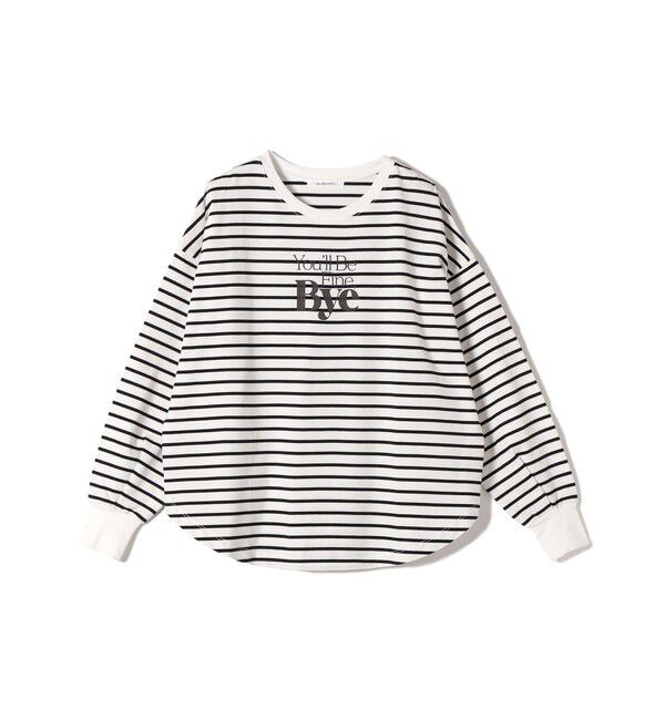 SHIPS for women「《予約》【SHIPS別注】81BRANCA: プリント ロングスリーブ TEE」|Tシャツ・カットソー|