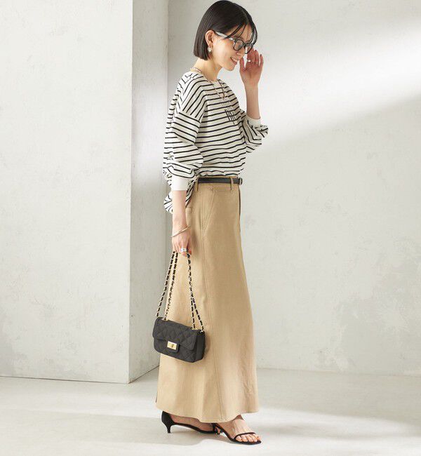 SHIPS for women「《予約》【SHIPS別注】81BRANCA: プリント ロングスリーブ TEE」|Tシャツ・カットソー|