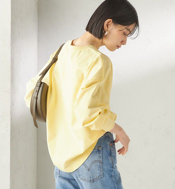 SHIPS for women「《予約》【SHIPS別注】81BRANCA: プリント ロングスリーブ TEE」|Tシャツ・カットソー|