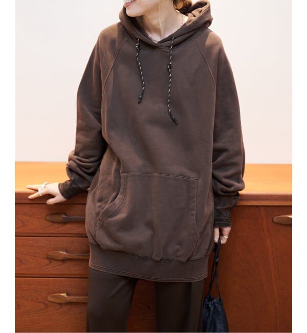 OUTDOOR PRODUCTS Usual Things「ULT LOOPWHEEL GIGA PARKA」|パーカー|ブラウン