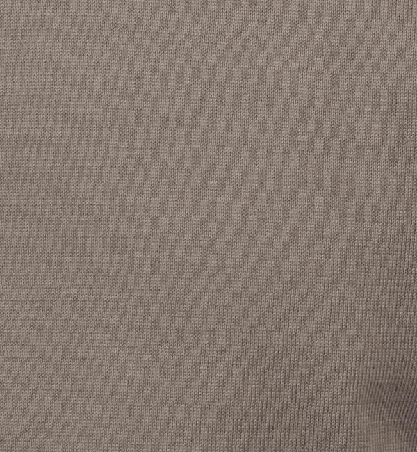 TOMORROWLAND MENS「スビンコットン ショートスリーブデザインプルオーバーニット」|ニット・セーター|