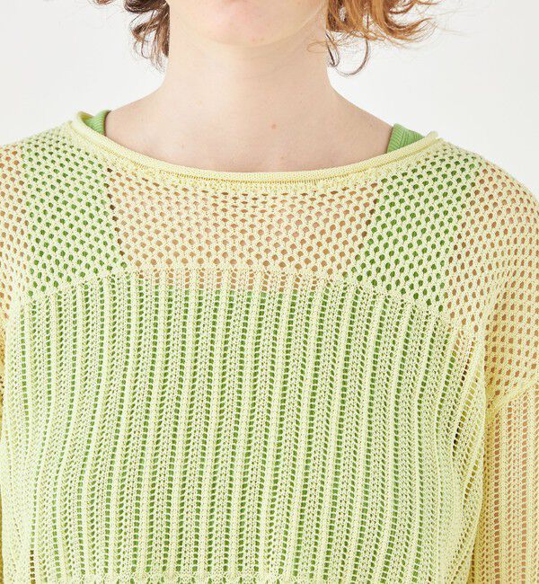 Ballsey「コットンナイロンコイル ショートプルオーバー」|ニット・セーター|