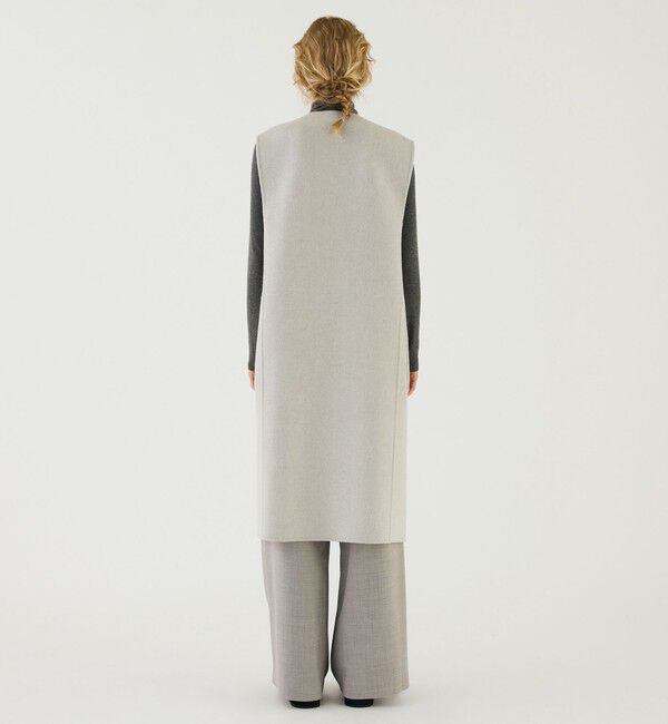 GALERIE VIE「ウールダブルフェイス カラーレスジレ」|ダウンベスト・ベスト|