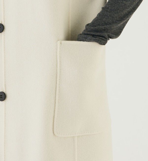 GALERIE VIE「ウールダブルフェイス カラーレスジレ」|ダウンベスト・ベスト|