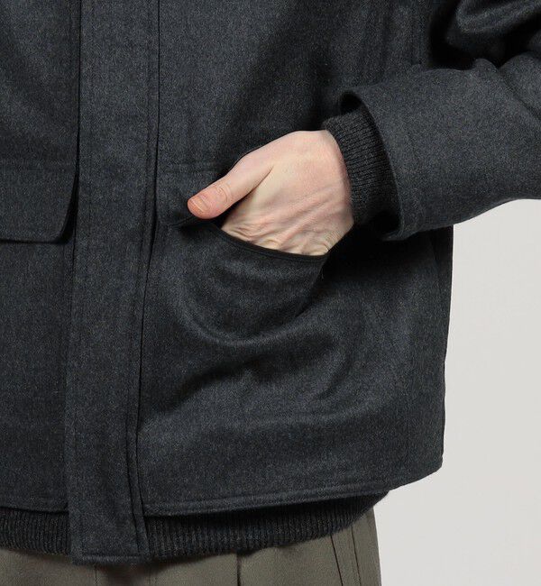 TOMORROWLAND MENS「ウールメルトン ショートブルゾン」|ブルゾン・スタジャン|