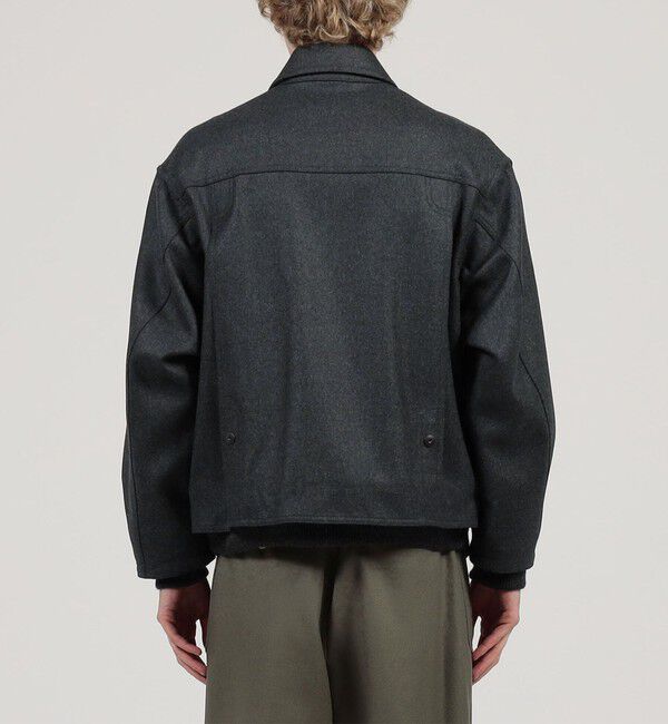 TOMORROWLAND MENS「ウールメルトン ショートブルゾン」|ブルゾン・スタジャン|