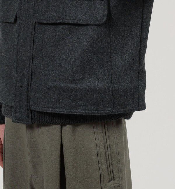 TOMORROWLAND MENS「ウールメルトン ショートブルゾン」|ブルゾン・スタジャン|