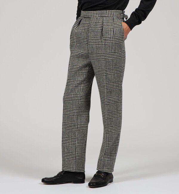 TOMORROWLAND BUYING WEAR「Fumiya Hirano ウール サイドアジャスタートラウザーズ」|スラックス|