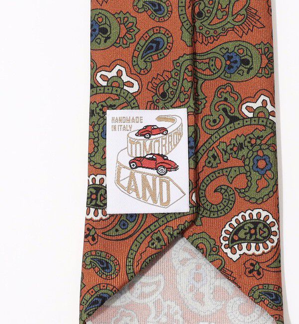 TOMORROWLAND GOODS「TOMORROWLAND MADE IN ITALY シルクプリント ペイズリー柄ネクタイ」|ネクタイ・蝶ネクタイ|