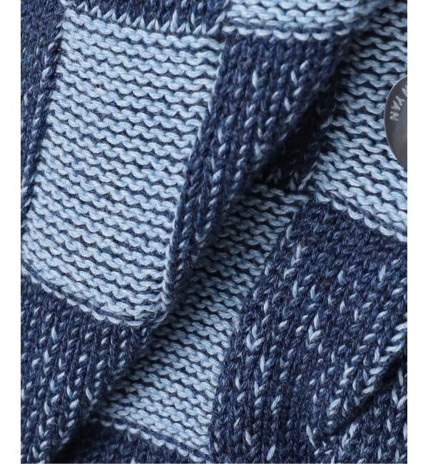  「YANYAN EMBELLISHED CHECK LS CROP CARDIGAN YYW25-0991：カーディガン」|ニット・セーター|