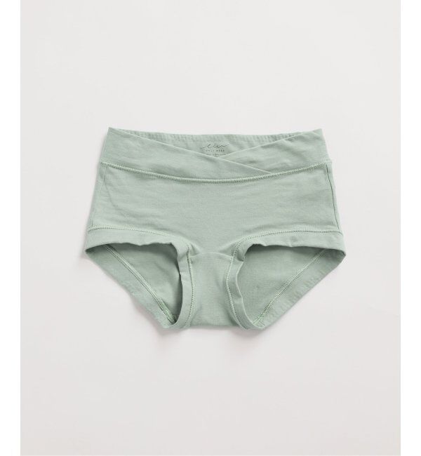 EMILYWEEK「【for MOM】オーガニックコットン混 ローライズショーツ（グリーン）」|インナー|