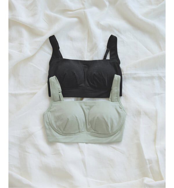 EMILYWEEK「【CALM】ハーフトップブラ（グリーン、グレー）」|インナー|
