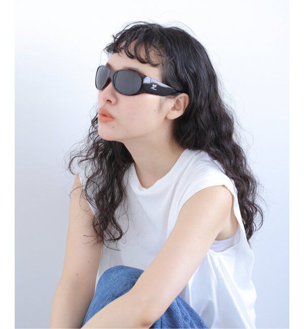 EYETHINK「【COURREGES / クレージュ】HYBRID 01 SUNGLASSES HAVANA/BLACK」|サングラス|