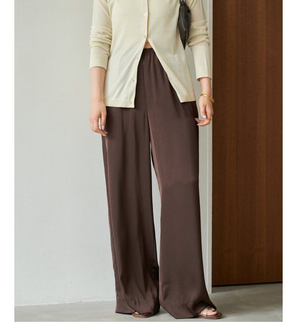 Plage「dull satin relax パンツ」|その他|